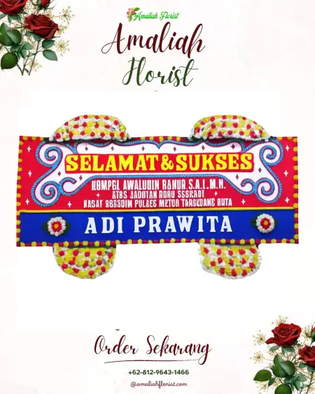Papan Bunga Ucapan Selamat Klanderan