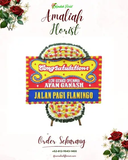 Sewa Papan Bunga Klanderan